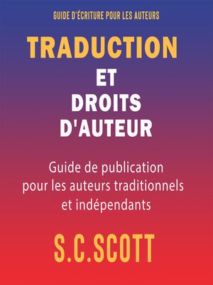 cover image of Traduction et droits d'auteur